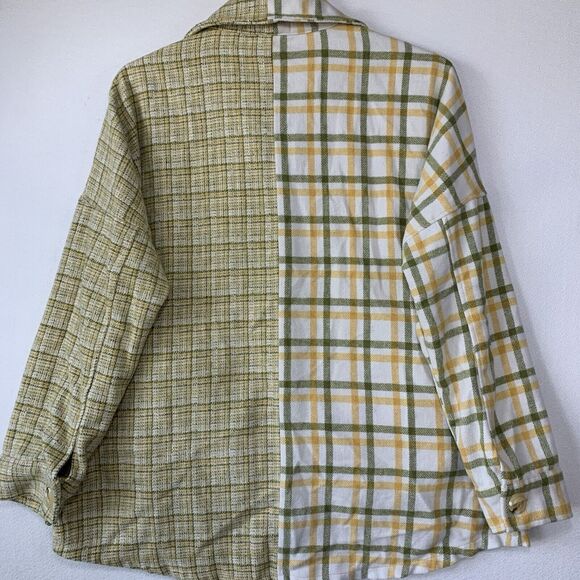 Love Is For Eternity Jacket Women XL Shacket Plaid Cozy Western Gorpcore L.i.F.E - Picture 2 of 11
